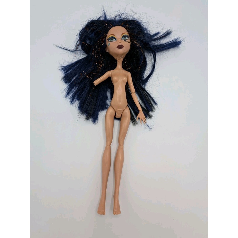 Cleo De Nile Boo York Monster High Doll 2008 Midnight Blue Missing Arm